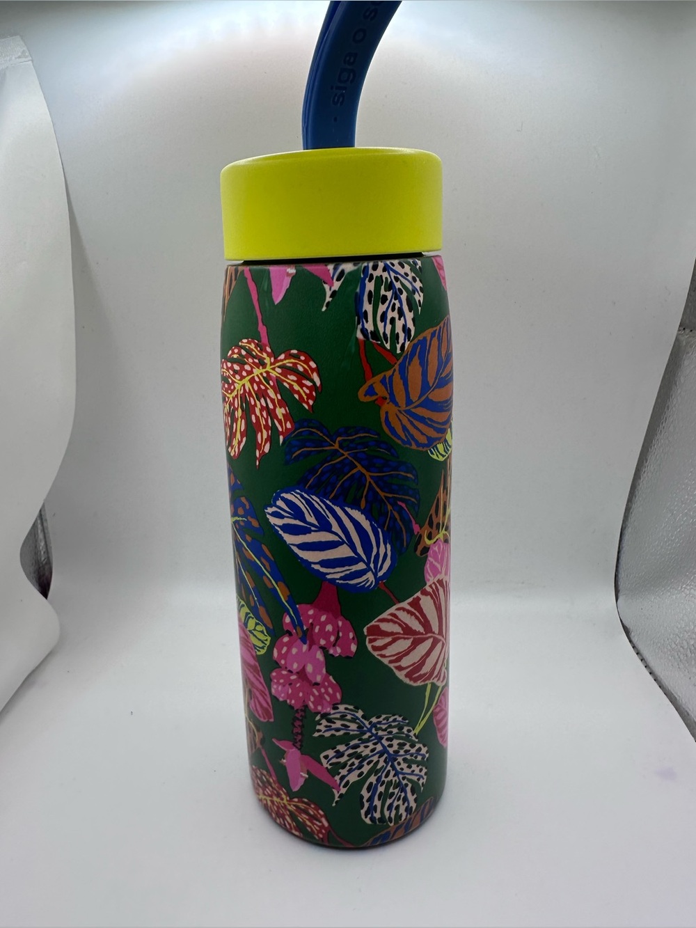Farm Rio Floral Pattern Travel Insulated Water Bottle
